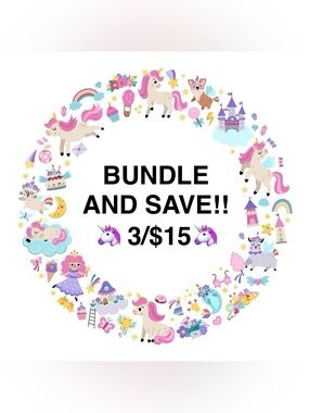 🦄 BUNDLE SALE!! 🦄